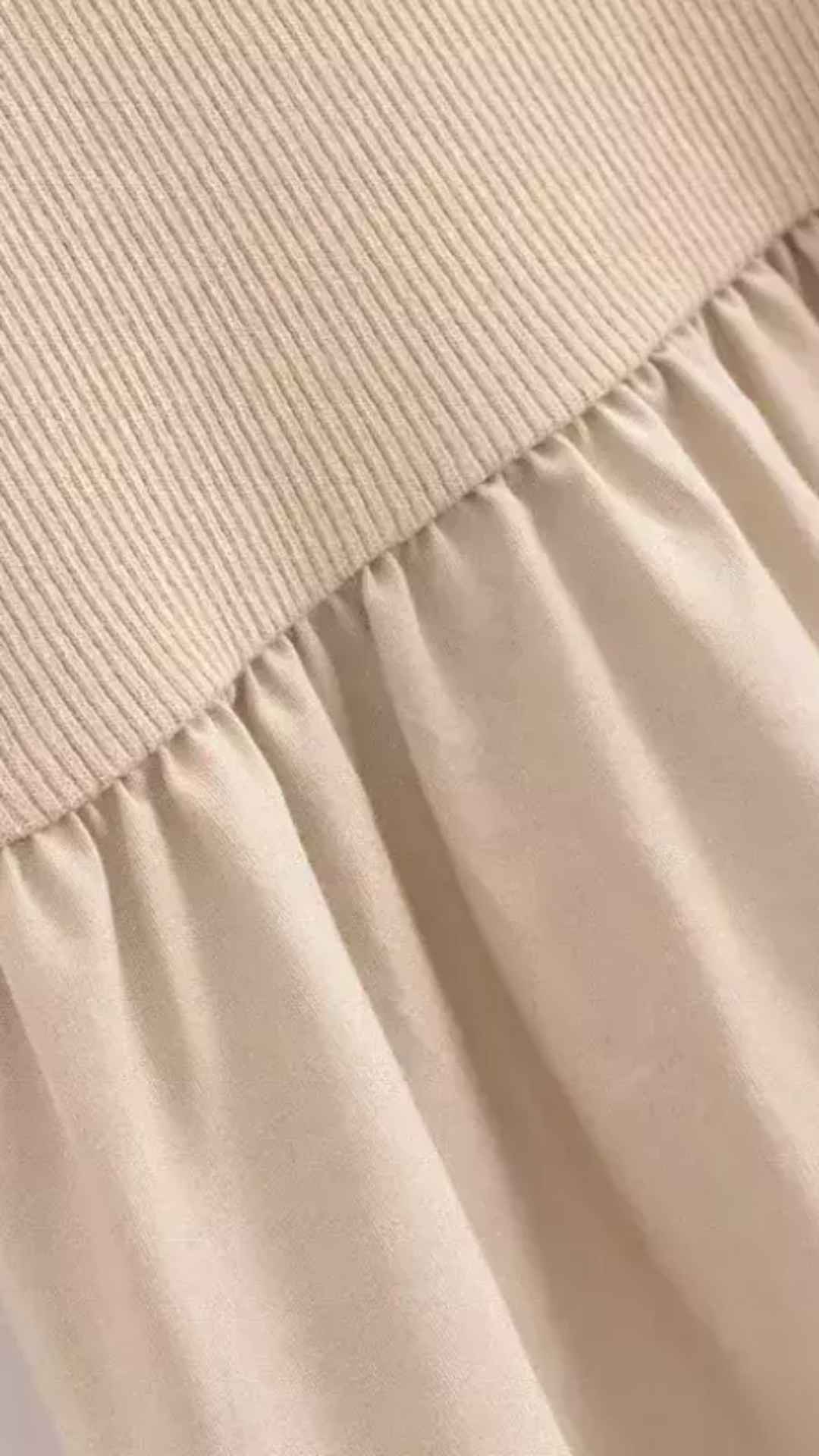 Vestido Alvorada Midi Alvorada em Malha com Caimento Fluido